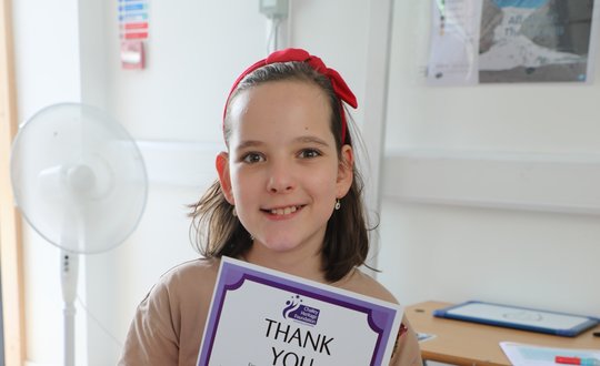 Anastasia with a Certificate